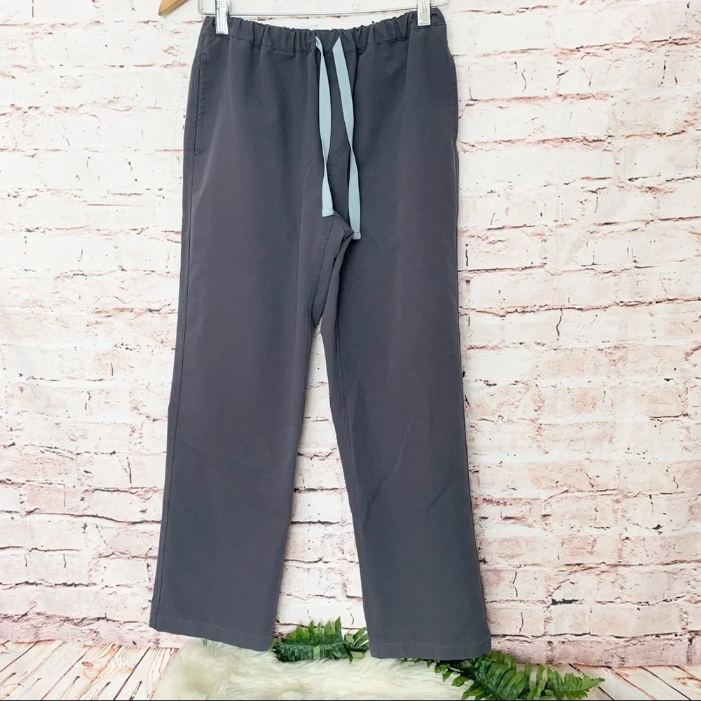 Figs Pisco Gray Scrub Pants Mens Size XS